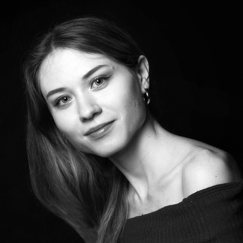 sesja portretowa Łódź, czarnobiały portret