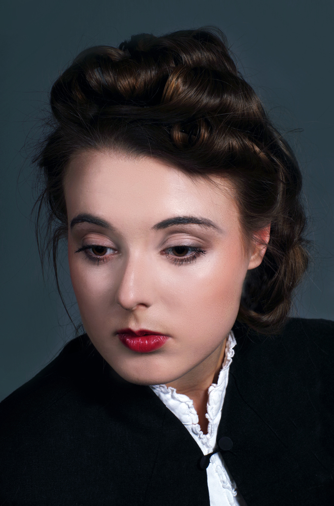 sesja portretowa w stylu retro